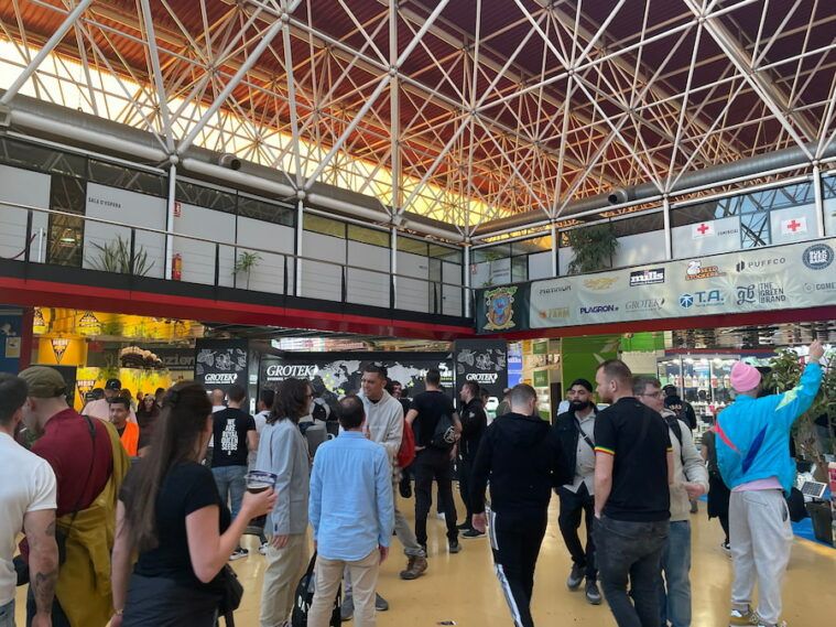 The Spannabis Expo show floor