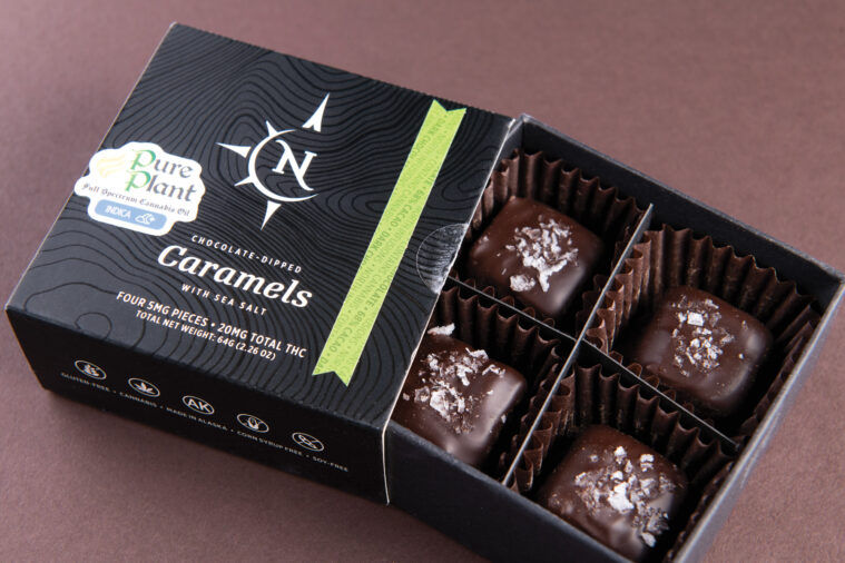 Great Northern Manufacturing Dark Chocolate Dipped Caramels with Sea Salt