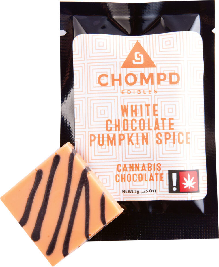 Chompd Edibles White Chocolate Pumpkin Spice