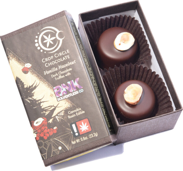 Crop Circle Chocolate Vanilla Hazelnut Truffle