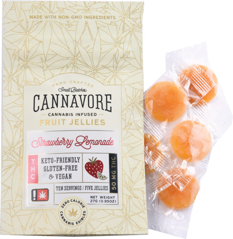 Cannavore Strawberry Lemonade Fruit Jellies