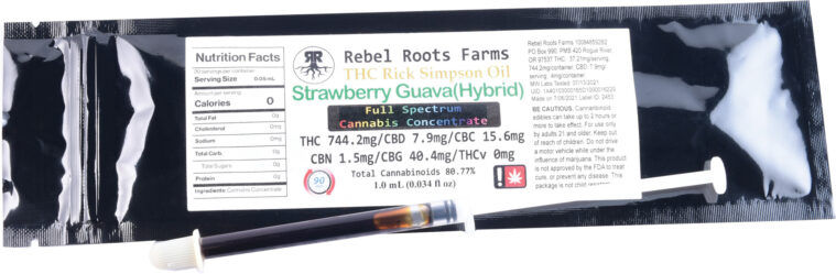 Rebel Roots Farms Strawberry Guava RSO