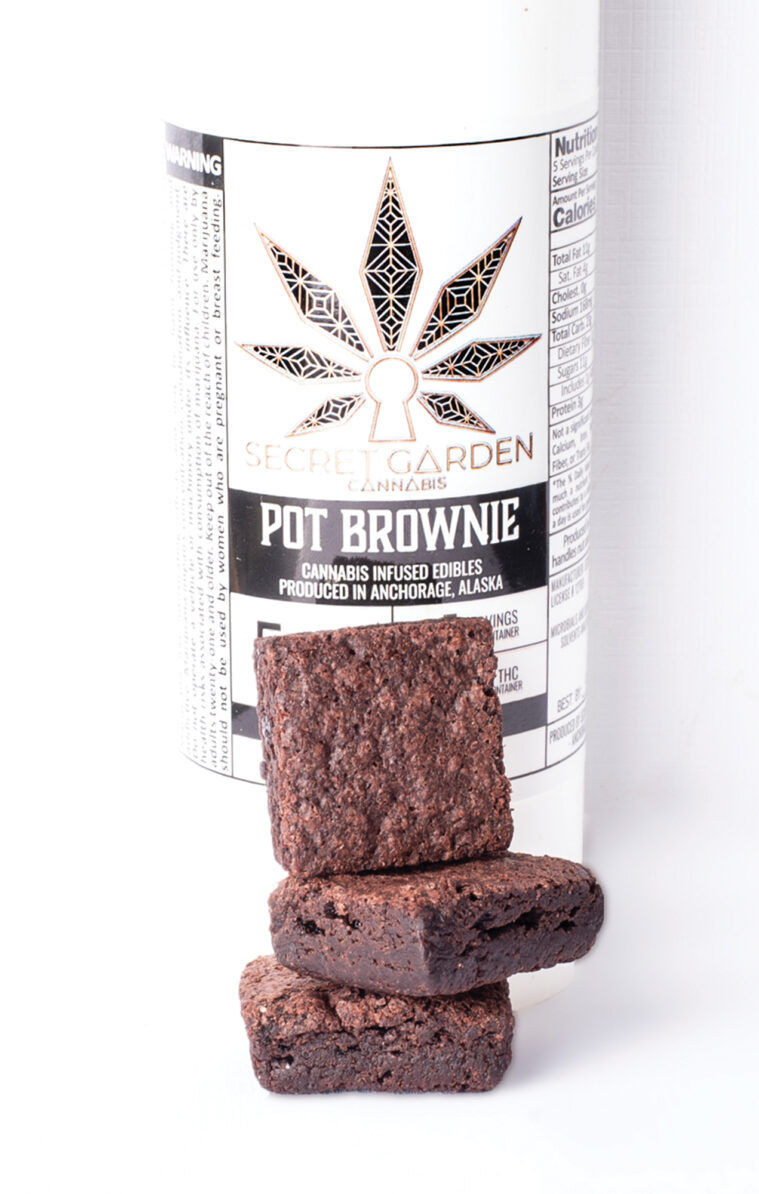 Pot Brownies from Secret Garden