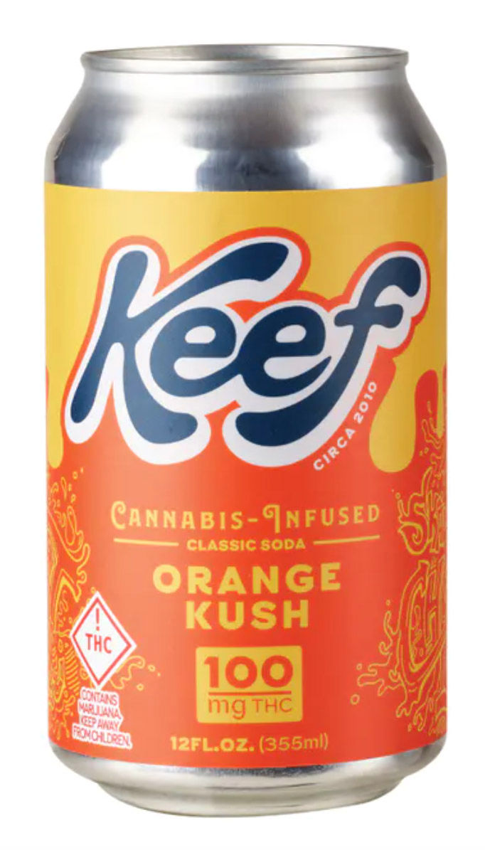 Keef Brands Orange Kush Classic Soda