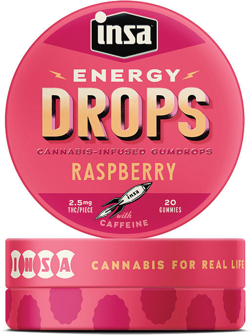 INSA Raspberry Energy Drops
