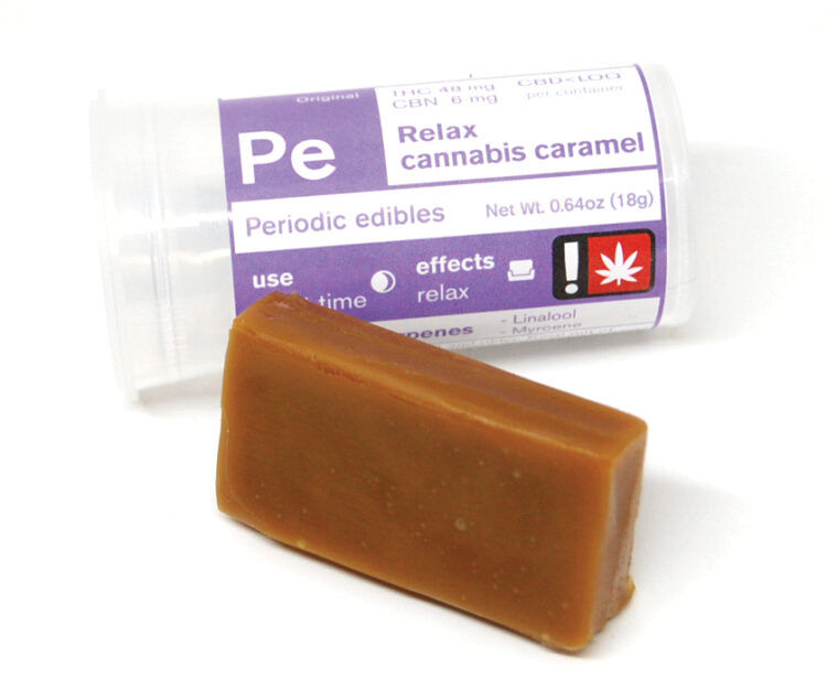 Periodic Edibles Relax Cannabis Caramel
