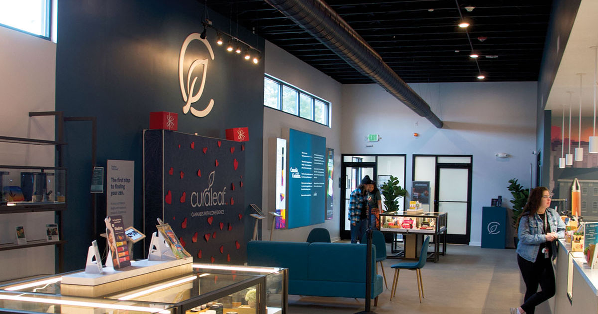 Inside The Curaleaf Cannabis Shop in Frederick Leaf Nation