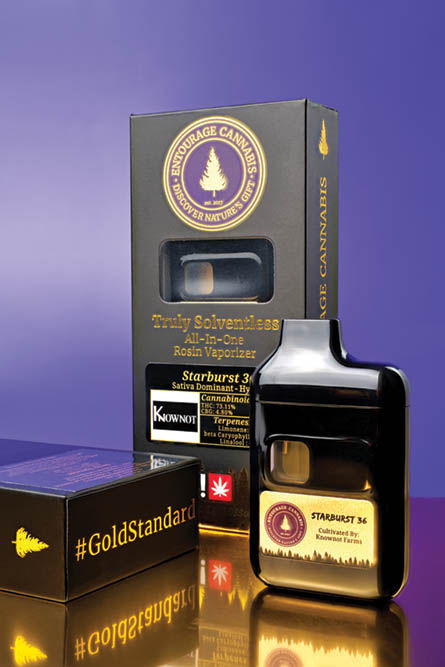 All-In-One Rosin Vaporizer Featuring Starburst 36