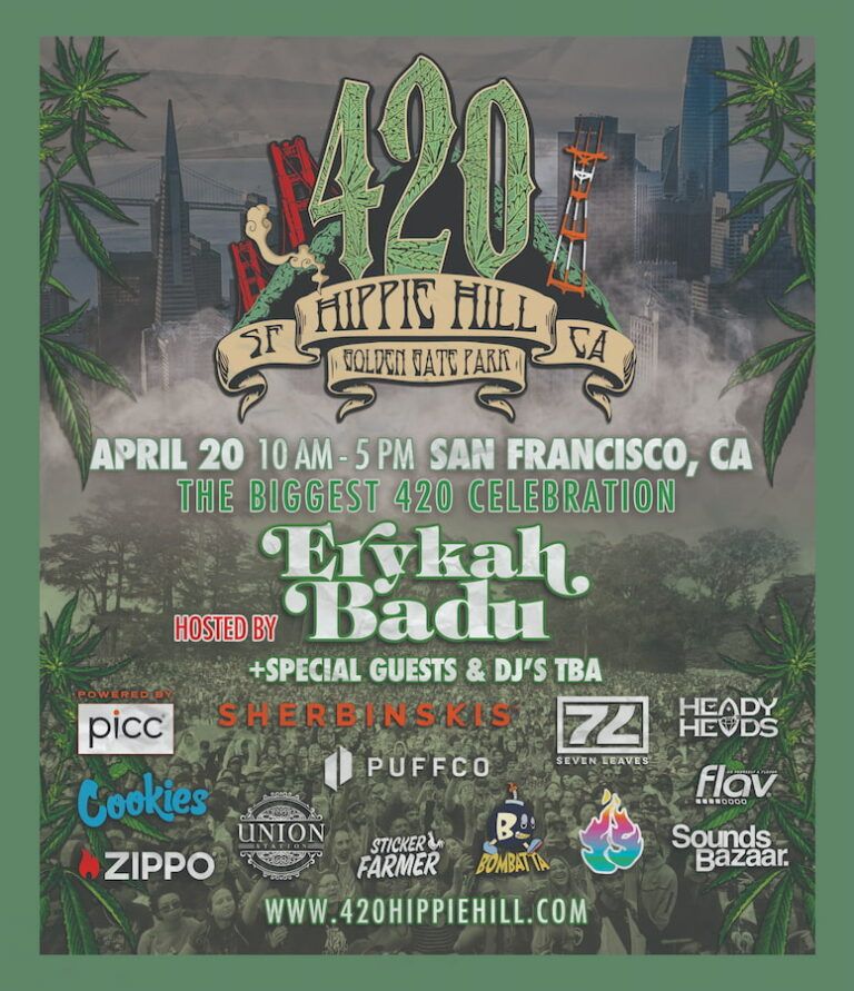 Hippie Hill gets ready for a taste of That Badu on 4/20 Leaf Nation