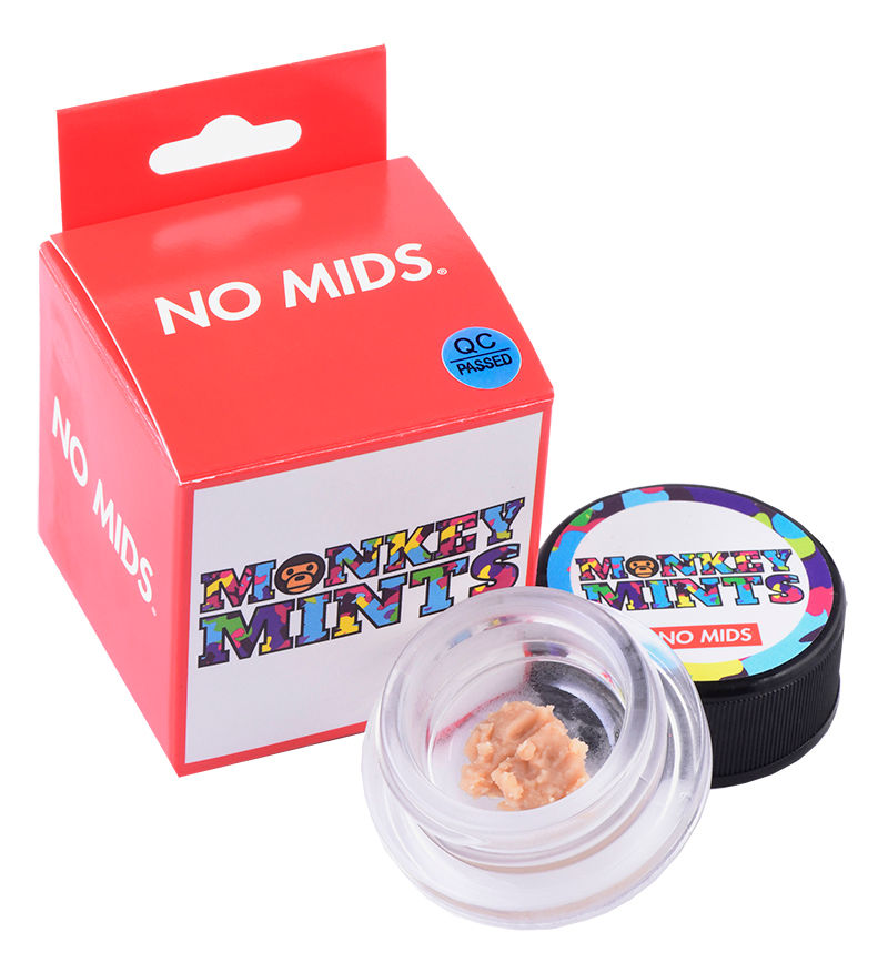 No Mids Monkey Mints 90u Rosin