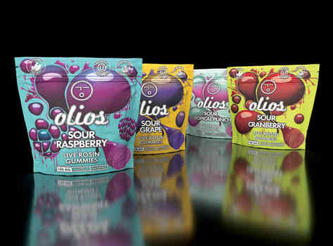 Sour Raspberry Live Rosin Gummies