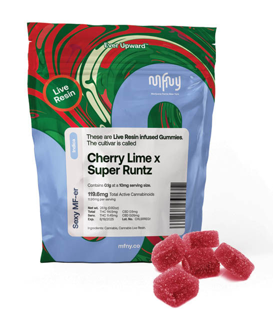 Cherry Lime x Super Runtz Live Resin Gummy - Leaf Nation