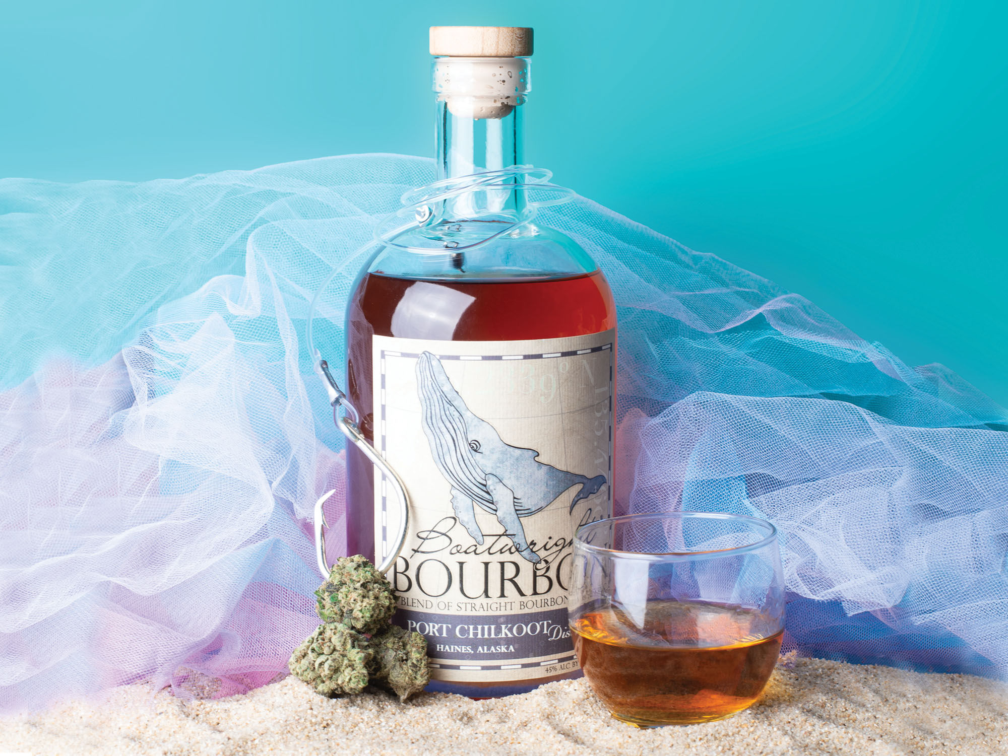 Port Chilkoot Distillery Boatwright Bourbon and Secret Garden
