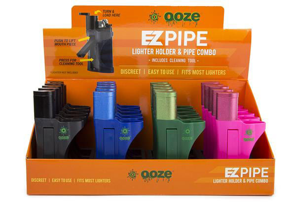 EZ Pipe Ooze Lighter and Pipe Combo